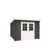  Outdoor Life Products | Tuinhuis Nadia 275 x 275 | Gecoat | Carbon Grey-Wit 210338-01